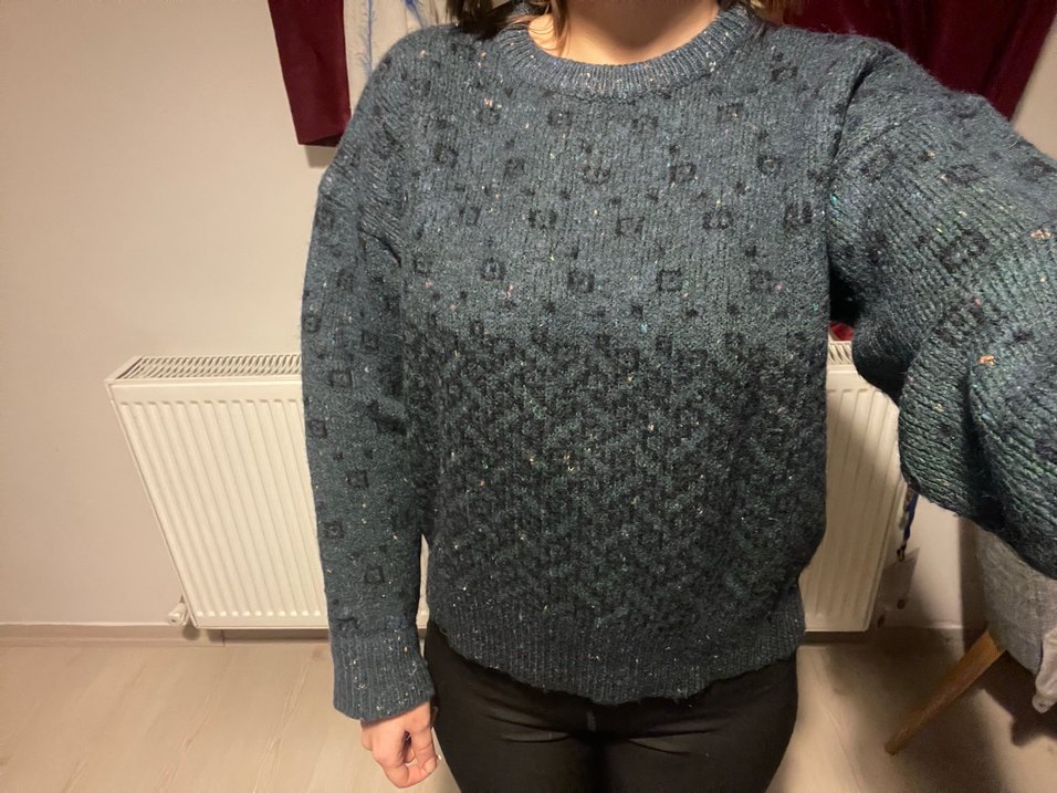 yün vintage kazak - Görsel 2