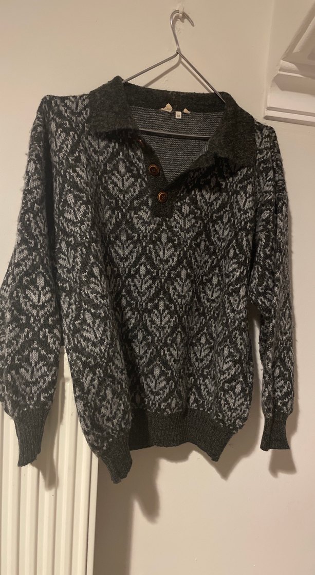 vintage yün kazak - Görsel 4