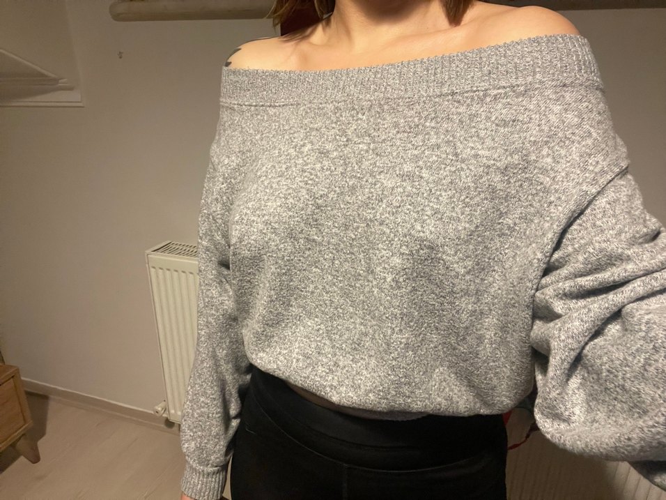 bershka crop kazak - Görsel 5