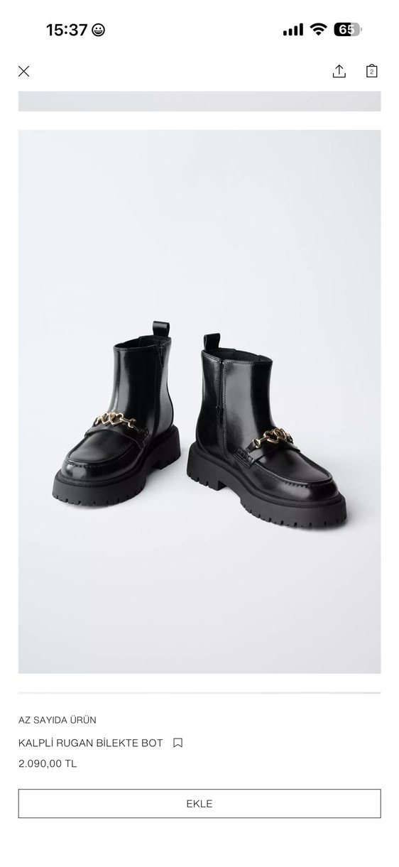 Zara çocuk bot - Görsel 3