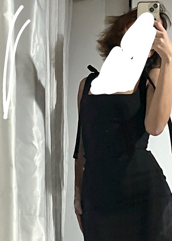 ZARA Siyah Elbise - Görsel 3