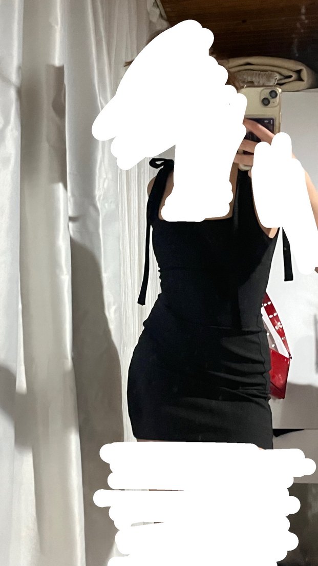 ZARA Siyah Elbise - Görsel 2