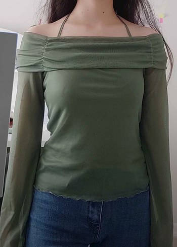 s Beden Askılı Straplez Crop
