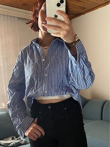 Diğer gömlek crop birleşik