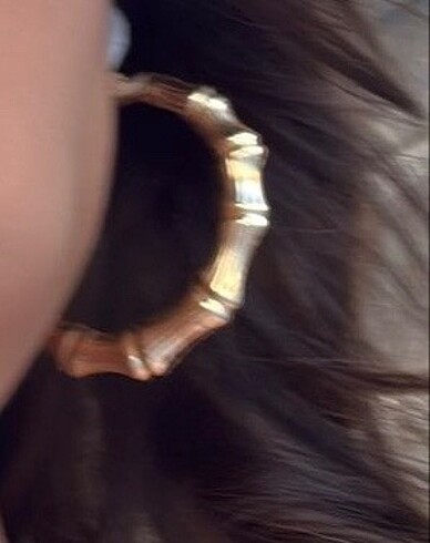 küçük boy halka küpe - Görsel 2