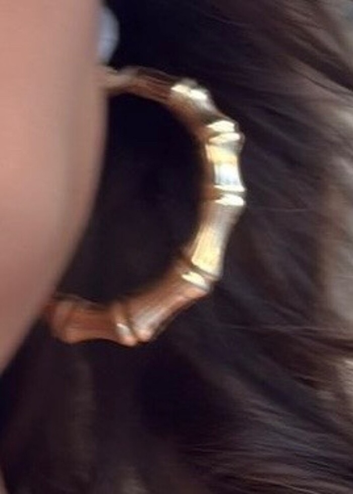 küçük boy halka küpe - Görsel 2