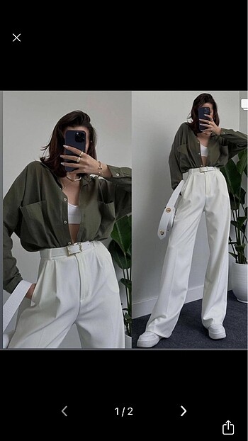 Diğer Zara model palazzo pantolon