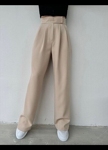 Zara model cırtlı palazzo pantolon 
