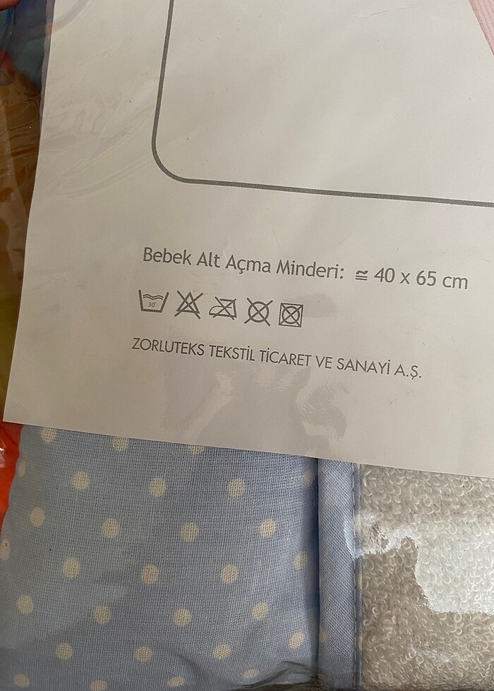 Bebek alt açma örtüsü - Görsel 3