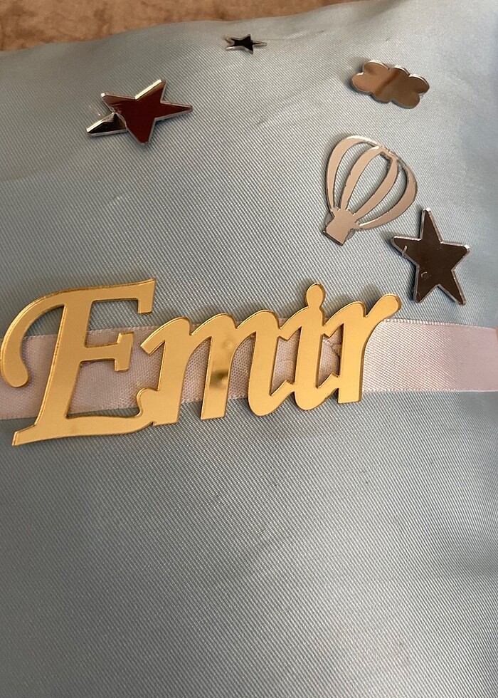 Bebek takı yastığı - Görsel 2