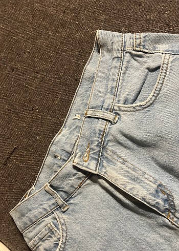 Addax Kadın Loose Fit Midi Denim Jean