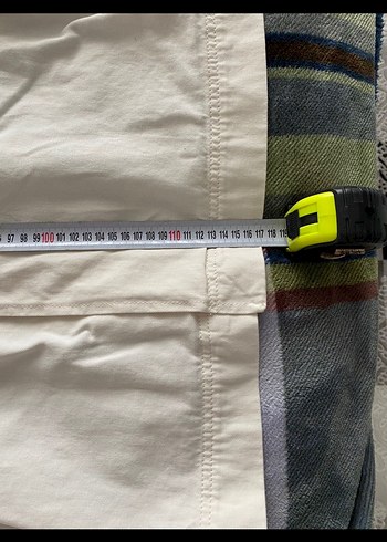 Kadın Beyaz Keten Uzun Trençkot - Görsel 5