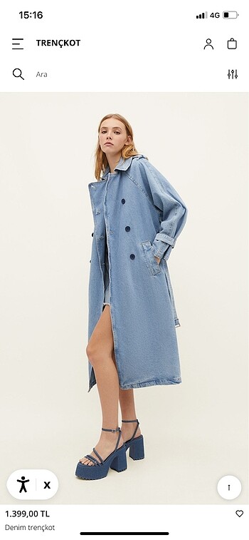 Stradivarius trençkot