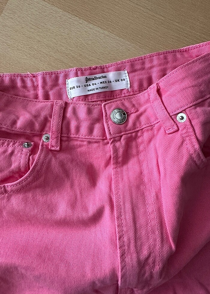 Stradıvarıus jean şort - Görsel 4