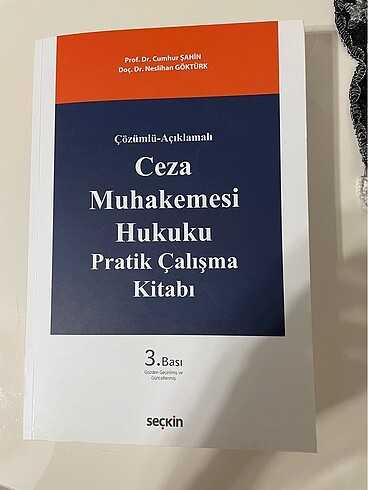 Ceza Muhakemesi Hukuku Pratik Çalışma Kitabı