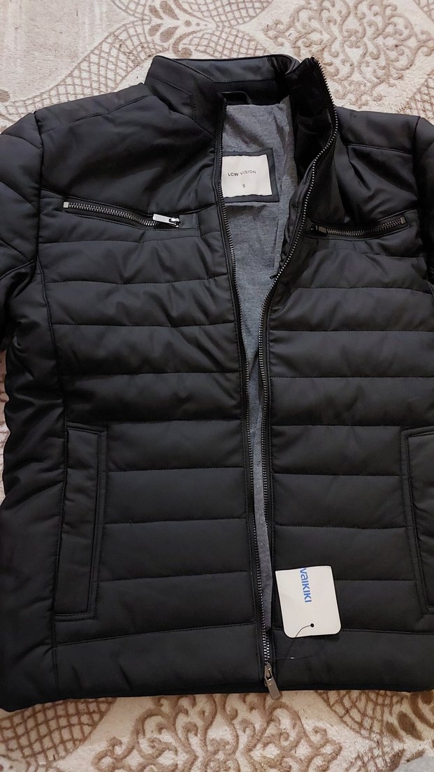 Erkek Siyah Fermuarlı Sokak Stili Mont - Görsel 2