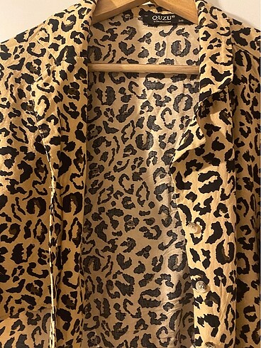 38 Beden Leopar gömlek