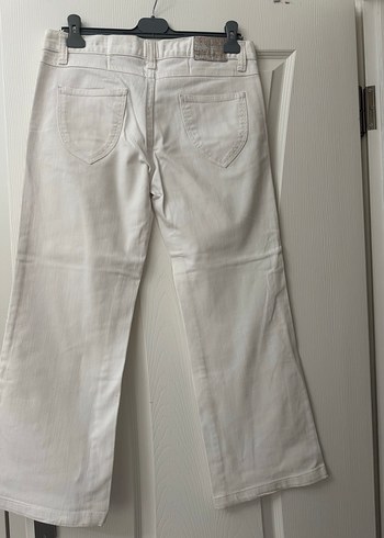 BEYAZ  DENİM PANTOLON - Görsel 6