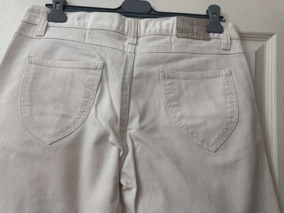 BEYAZ  DENİM PANTOLON - Görsel 5