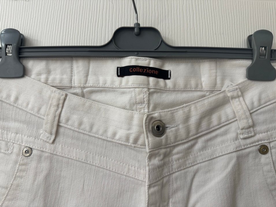 BEYAZ  DENİM PANTOLON - Görsel 3