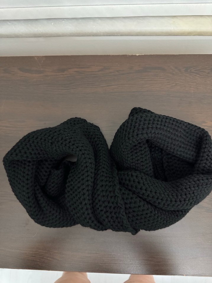 SİYAH KADIN DOLAMALI KAŞKOL - Görsel 5