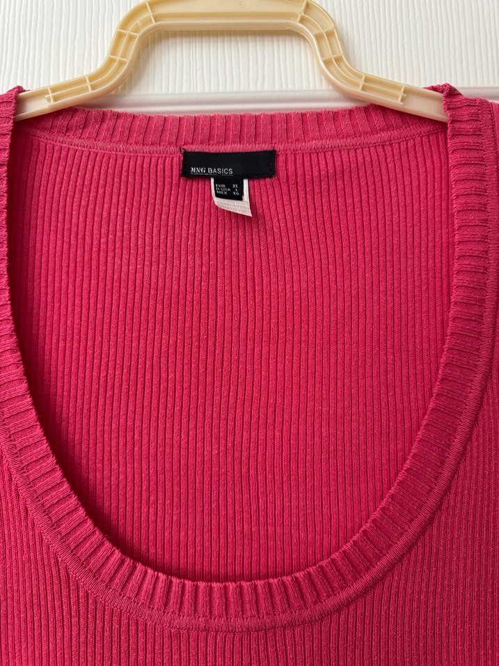 PEMBE MANGO TRİKO KAZAK - Görsel 3