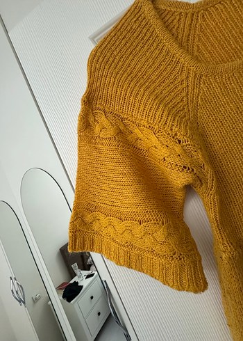 SARI TRİKO MANGO KAZAK - Görsel 5