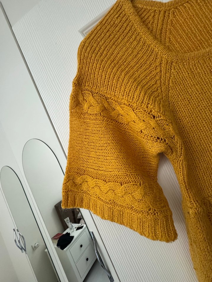 SARI TRİKO MANGO KAZAK - Görsel 5