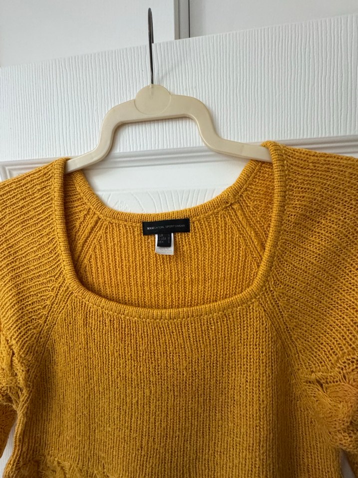 SARI TRİKO MANGO KAZAK - Görsel 4