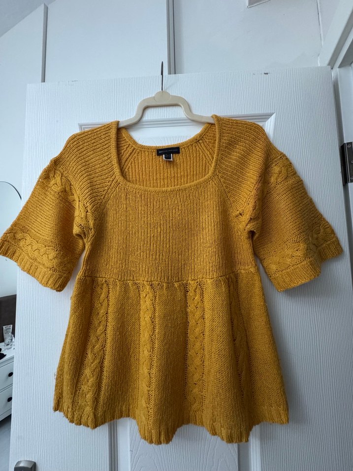 SARI TRİKO MANGO KAZAK - Görsel 3