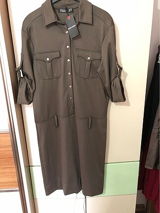 Boyner Haki SAFARİ ELBiSE