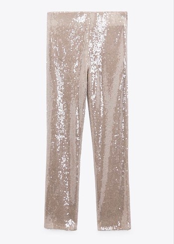 Zara Payetli Kapri Pantolon - Görsel 2