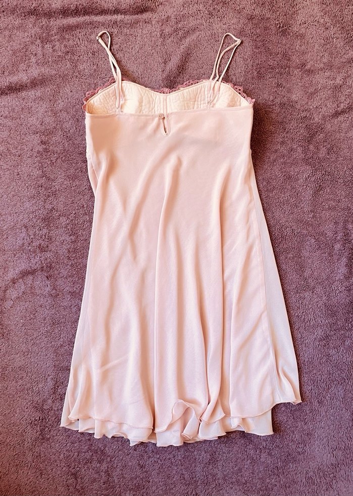 Vintage dantel detaylı gecelik - Görsel 5