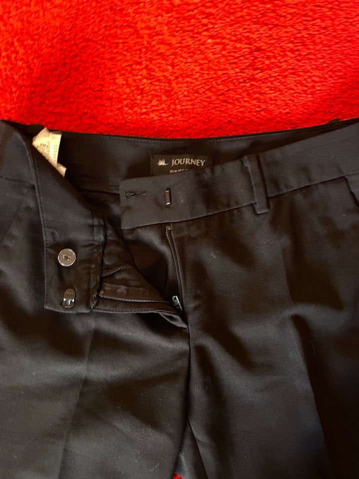 Kadın Siyah Kumaş Pantolon - Görsel 3