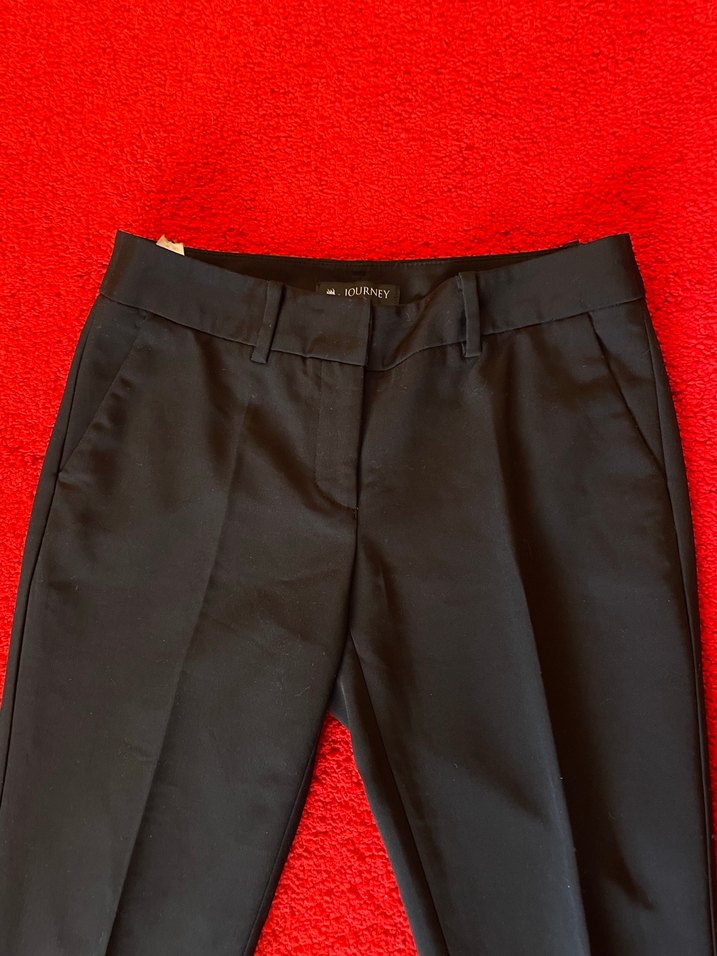 Kadın Siyah Kumaş Pantolon - Görsel 2
