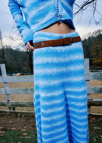 Psc Mavi Degrade Askılı Bluz - Görsel 7