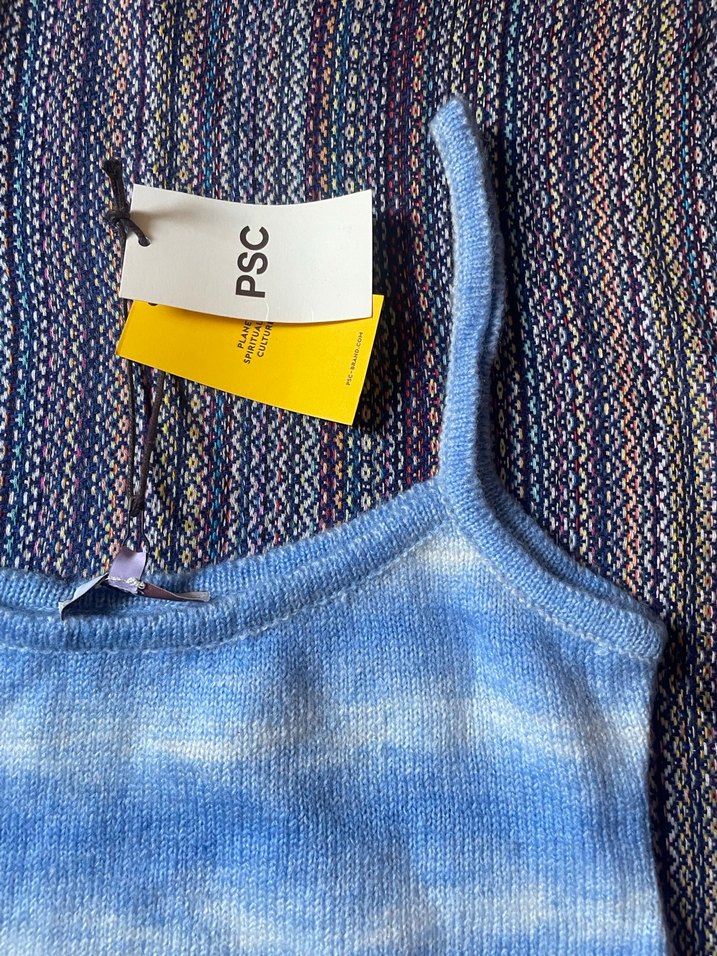 Psc Mavi Degrade Askılı Bluz - Görsel 3