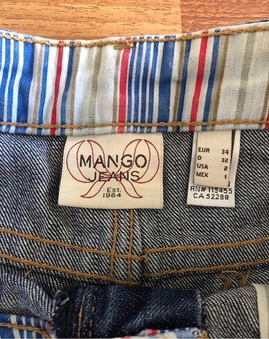 xs Beden lacivert Renk Mango mini kot şort