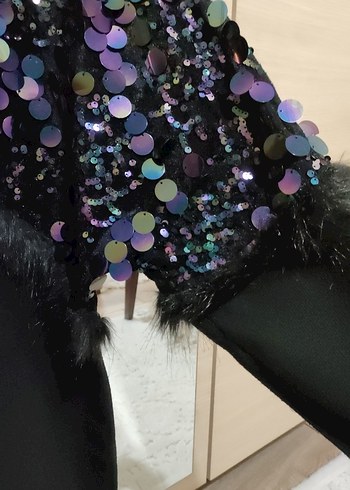 Siyah kadın hırka - Görsel 6