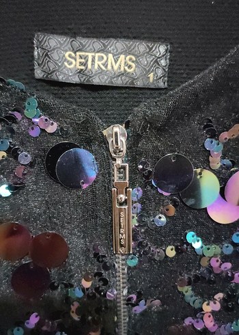 Siyah kadın hırka - Görsel 2