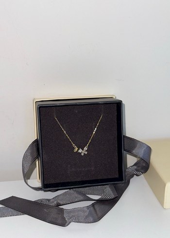 Zincir Detaylı kısa altın kolye - Görsel 3