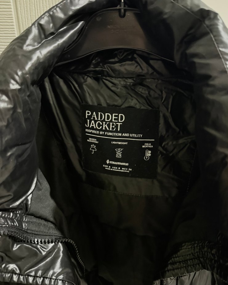 Kadın Siyah mont ceket - Görsel 4