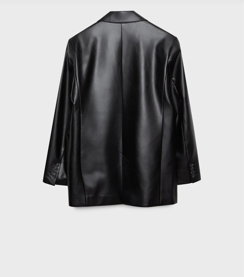 Kadın Siyah blazer ceket - Görsel 2