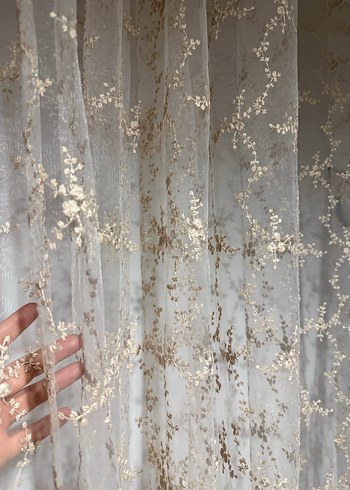 en 250 boy 250 krem tul pılesız - Görsel 4