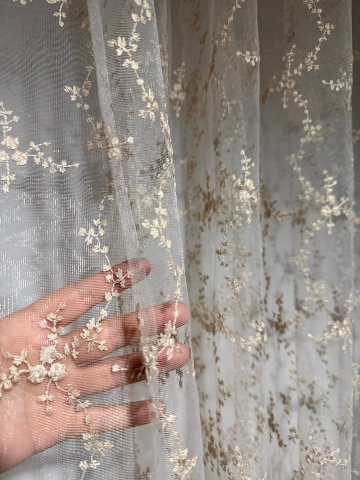 en 250 boy 250 krem tul pılesız - Görsel 2