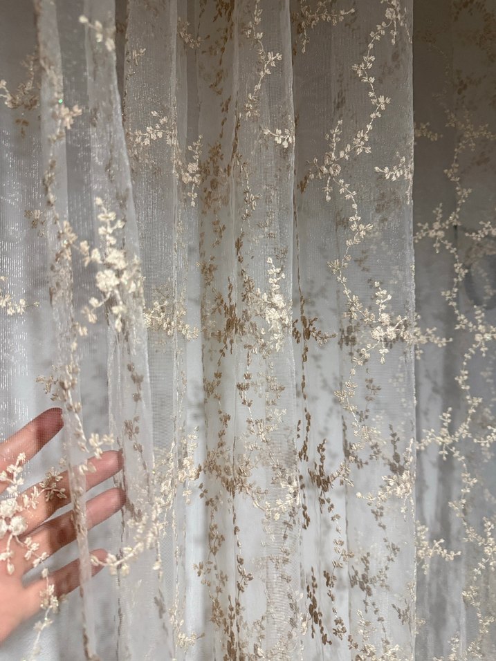 en 250 boy 250 krem tul pılesız - Görsel 4