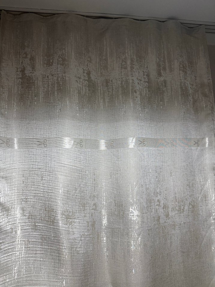 En 140 boy 2:50 krem fon iki adet - Görsel 2