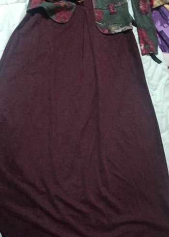 Trendyol & Milla Bordo Düğmeli Vintage