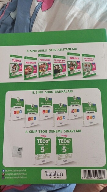 8 sınıf test kitabı