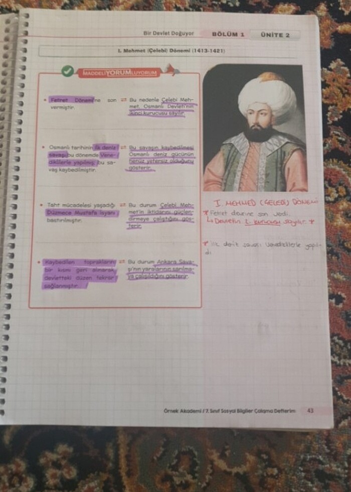 Sosyal bilgiler defteri7 - Görsel 3